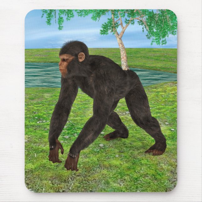 Tapis De Souris Chimpanzé (Devant)