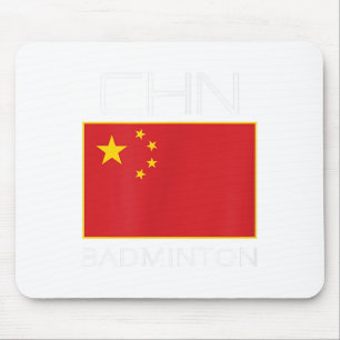 Tapis De Souris Chine Badminton Équipe Ventilateur Cadeau Athlète