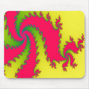 Tapis De Souris Chine Nouvel An Dragon Fractal Mousepad