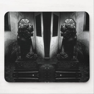 Tapis De Souris Chine vintage Shanghai Yuyuan statue jardin Coque-