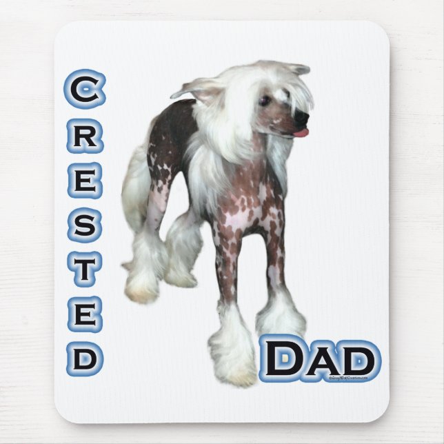 Tapis De Souris Chinese Crested Papa 4 (Devant)
