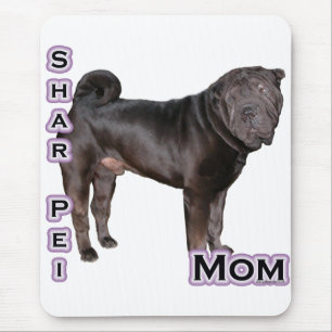 Tapis De Souris Chinois Shar-Pei Maman 4