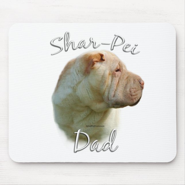 Tapis De Souris Chinois Shar Pei Papa 2 (Devant)