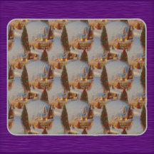 Chintzy Village Christmas Tree Snow Globe Motif