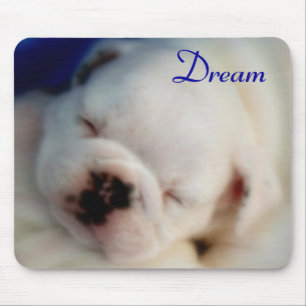 Tapis De Souris Chiot Bouledogue Anglais "Dream"
