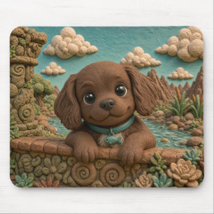 Tapis De Souris Chiot Boykin Spaniel Mignon, Bébé Chien