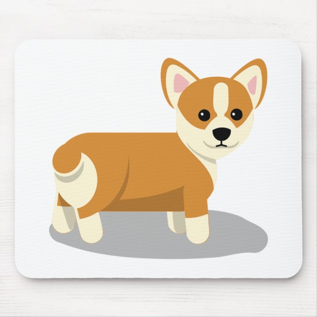 Tapis De Souris Chiot de corgi (Devant)