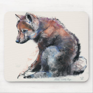 Tapis De Souris Chiot de loup polonais 2001