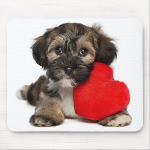 Tapis De Souris Chiot de Valentine Havanese d'amant