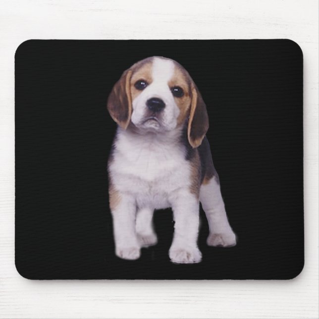 Tapis De Souris Chiot Mousepad de beagle (Devant)