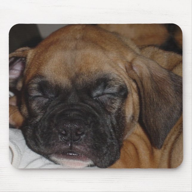 Tapis De Souris Chiot Mousepad de boxeur (Devant)
