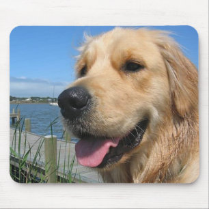 Tapis De Souris Chiot Retriever Golden Amour
