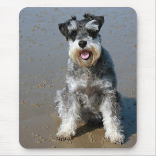 Tapis de souris Chiot Schnauzer nain