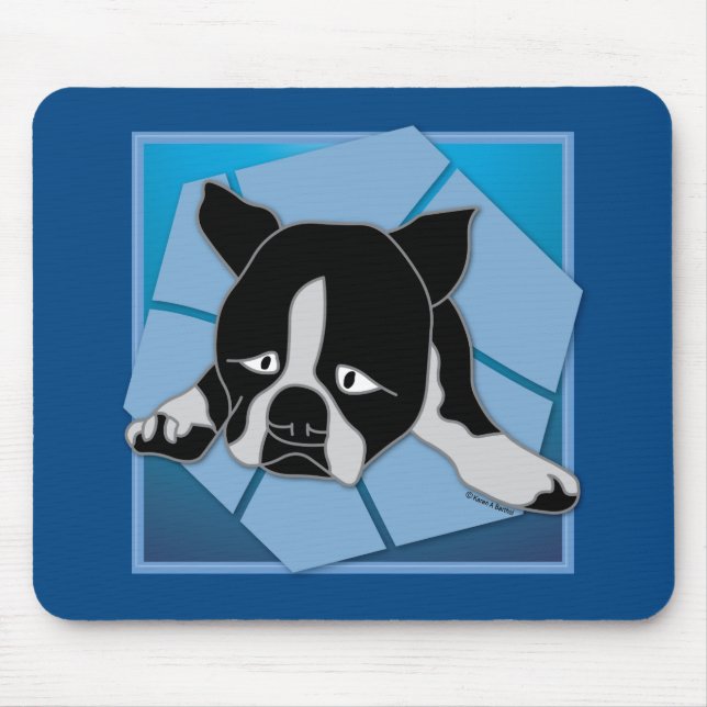 Tapis De Souris Chiot triste (Devant)