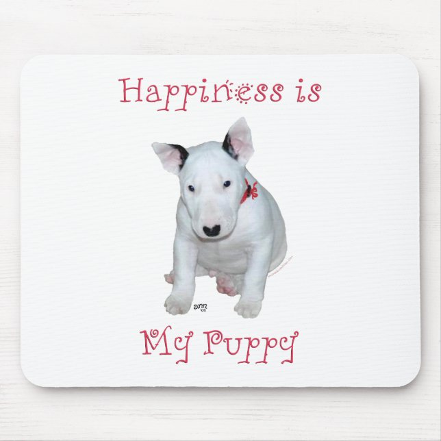 Tapis De Souris Chiots Bull Terrier (Devant)