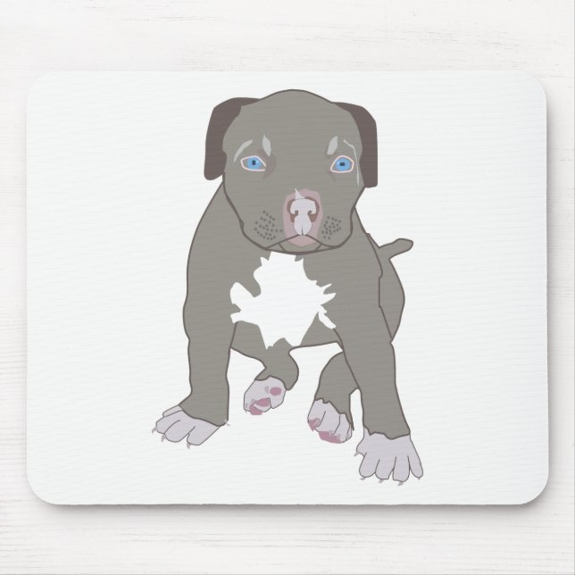Tapis De Souris Chiots Pitbull (Devant)