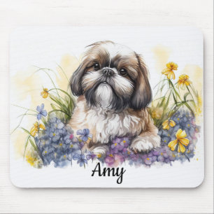 Tapis De Souris Chiots Shih Tzu