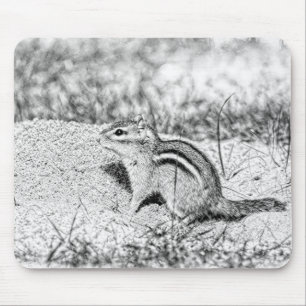 Tapis De Souris Chipmunk Sketch
