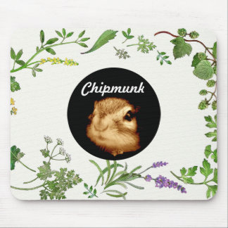 Tapis De Souris chipmunk's face (photograph)