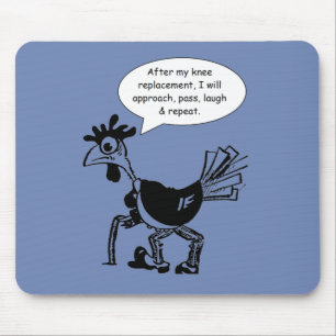 Tapis De Souris Chirurgie au genou - tellement amusant