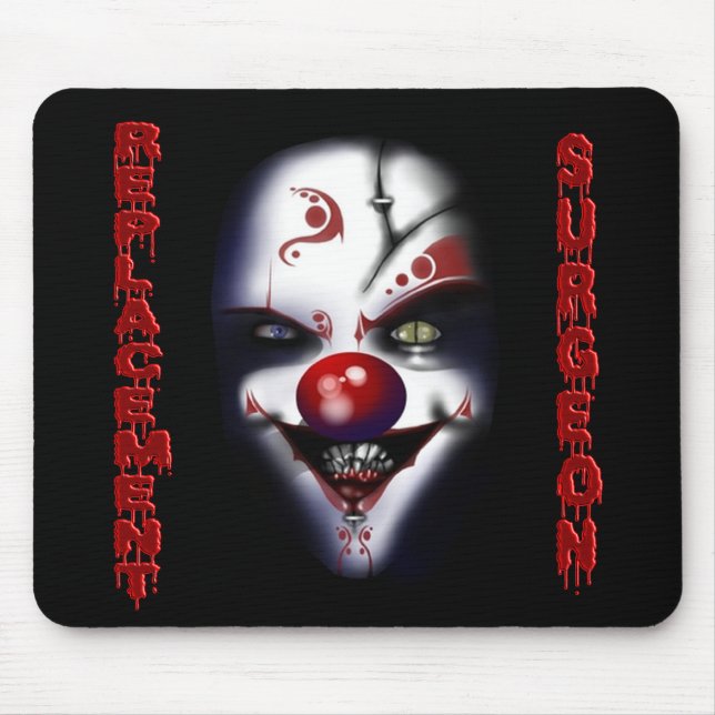 Tapis De Souris Chirurgien de remplacement - Clown malin (Devant)
