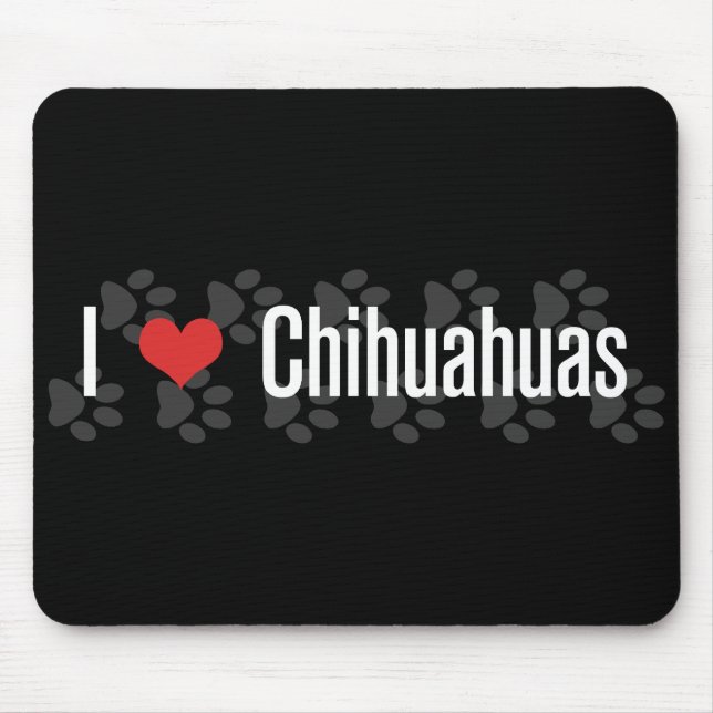 Tapis De Souris Chiwawas I (de coeur) (Devant)