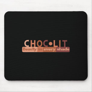 Tapis De Souris Choclit Brown sucre Babe Afro Reine Afrique Amériq