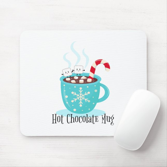 Tapis De Souris Chocolat chaud (Avec souris)