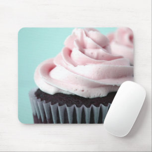 Tapis De Souris Chocolat Cupcake Rose Vanille Frosting