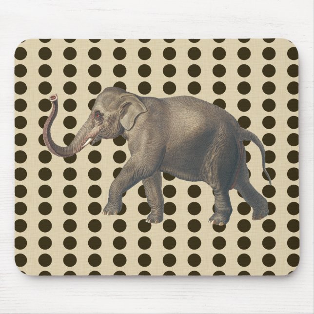 Tapis De Souris Chocolat épice Moods Doses avec éléphant (Devant)