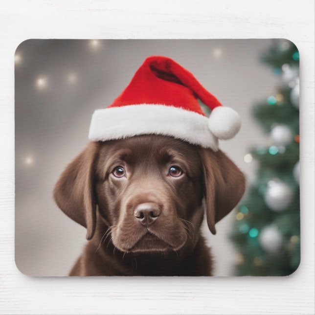 Tapis De Souris Chocolat Labrador (Devant)