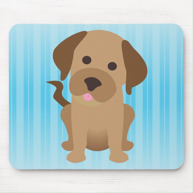 Tapis De Souris Chocolat labrador retriever (Devant)