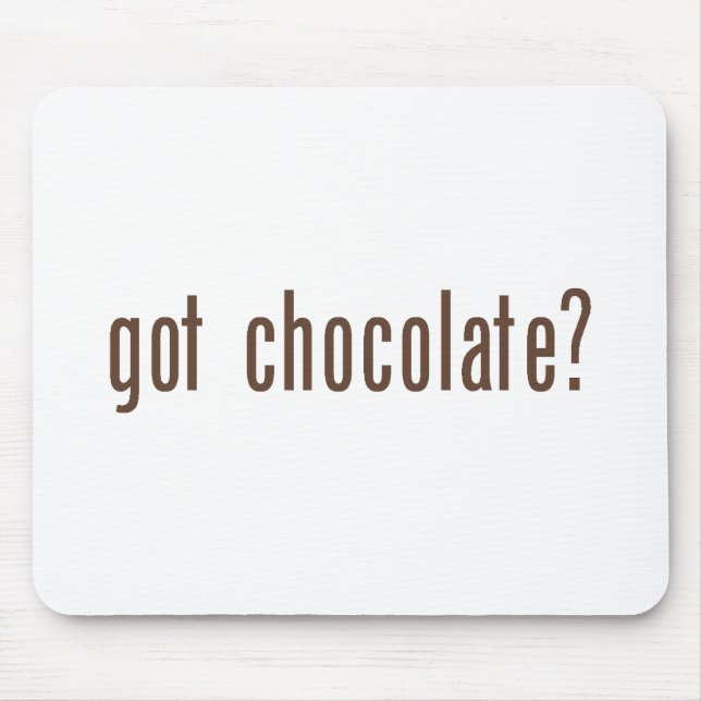 Tapis De Souris chocolat obtenu ? mousepad (Devant)