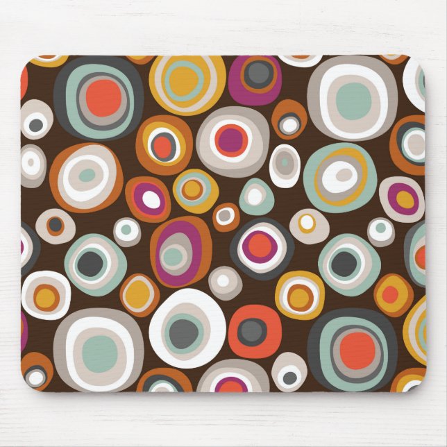 Tapis De Souris chocolat tache veneto boho (Devant)