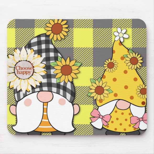 Tapis De Souris Choisissez Happy Mousepad (Devant)