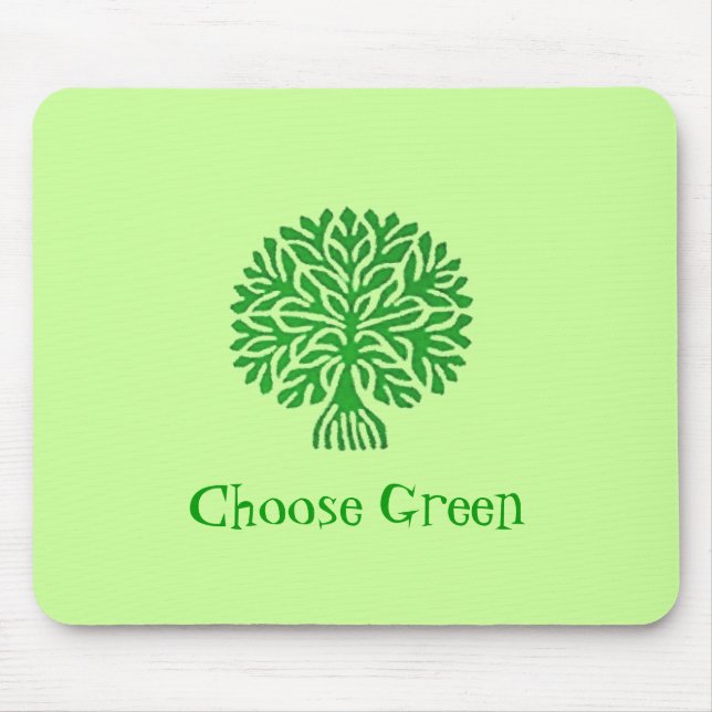Tapis De Souris Choisissez Mousepad vert (Devant)