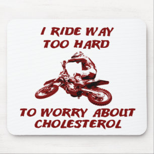 Tapis De Souris Cholestérol - Vélo à sec Motocross Mousepad