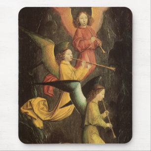 Tapis De Souris Chorale des anges de Simon Marmion, Art Renaissanc