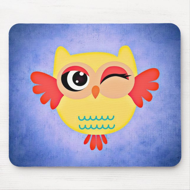 Tapis De Souris Chouette (Devant)