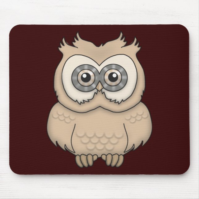 Tapis De Souris Chouette Brown (Devant)
