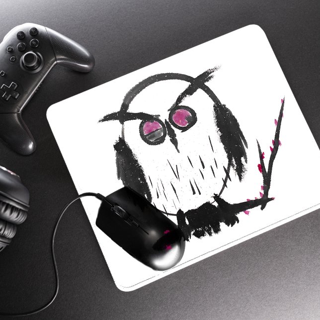 Tapis De Souris Chouette chinoise (Créateur téléchargé)