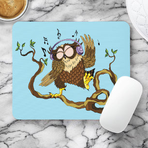 Tapis De Souris Chouette de musique