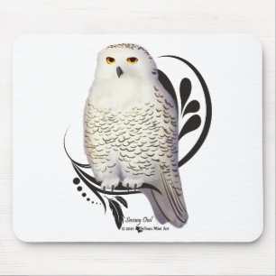 Tapis De Souris Chouette des neiges