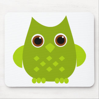 Tapis De Souris Chouette verte