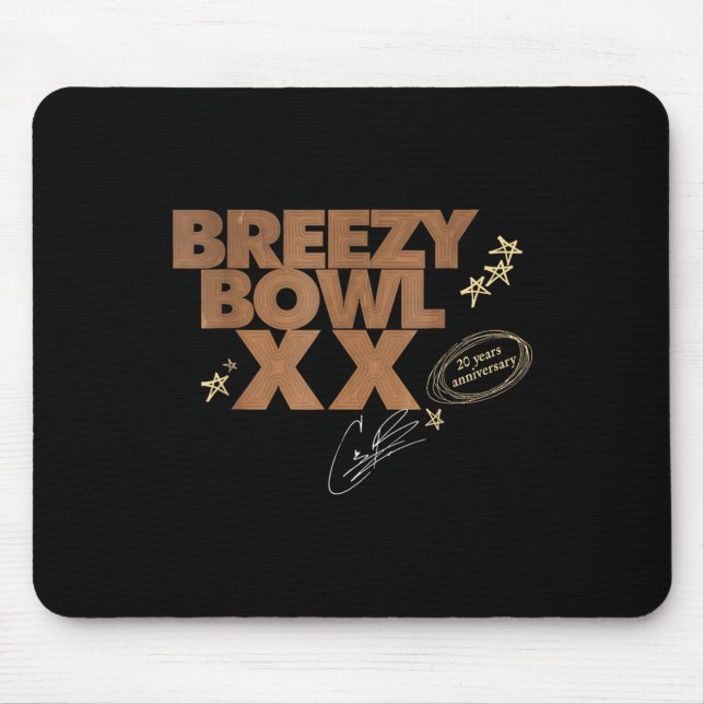 Tapis De Souris Chris Breezy Xx 2025 (Devant)