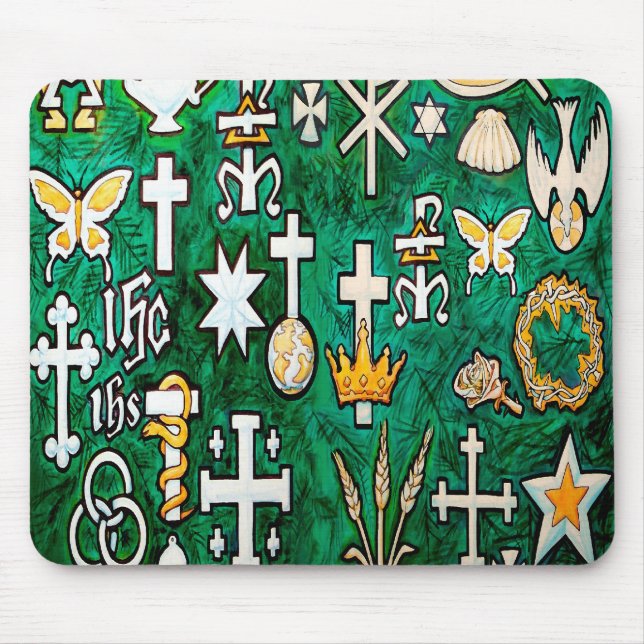 Tapis De Souris Chrismons (Devant)