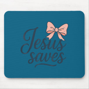 Tapis De Souris Christ Jésus Sauve Arc Fille Chrétienne Tout-Petit