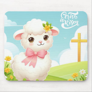 Tapis De Souris Christ/Pâques/agneau/croix