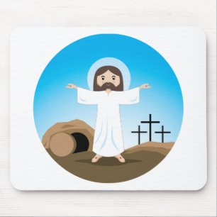 Tapis De Souris Christ ressuscité
