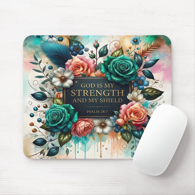 Tapis De Souris Christian Bible Verse (Avec souris)